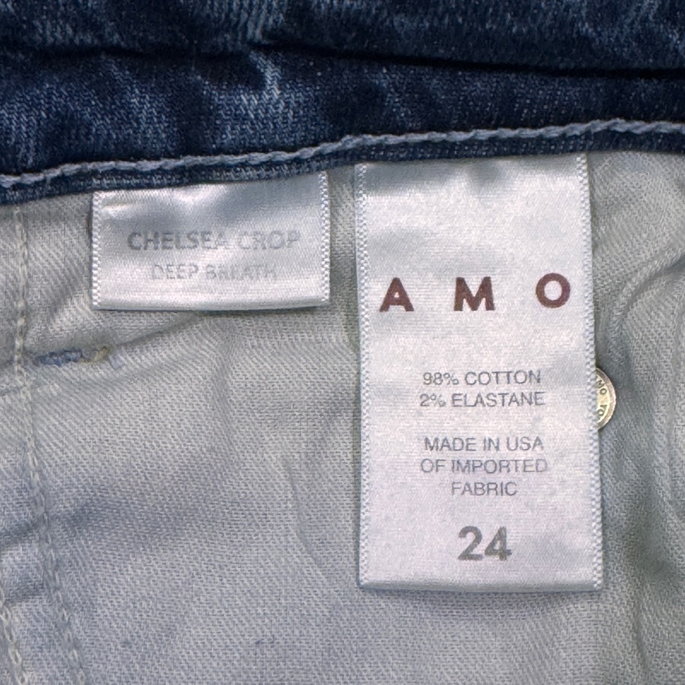 AMO Chelsea Crop jeans in color Deep Breath - Picture 4 of 8